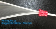 plastic double color flange zipper pull, plastic double color flange zipper runner, multi colored transparent plastic fl