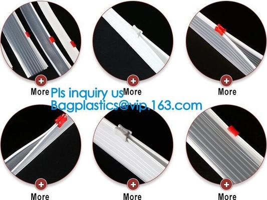 Inequilateral Double Track Zipper For Pouch, Hooking-Lock, Press-Lock For Bag, TPU WaterProof Zipper, Dry Diving