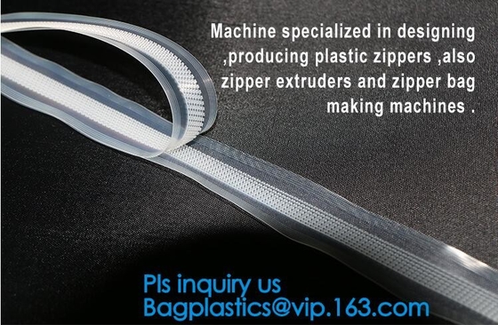 Inequilateral Double Track Zipper For Pouch, Hooking-Lock, Press-Lock For Bag, TPU WaterProof Zipper, Dry Diving