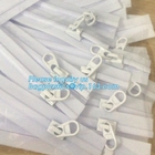 Waterproof heat seal apparel packaging seal with slider zip, pvc zipper lock slider/Resealable PVC Slider Zip seal zip