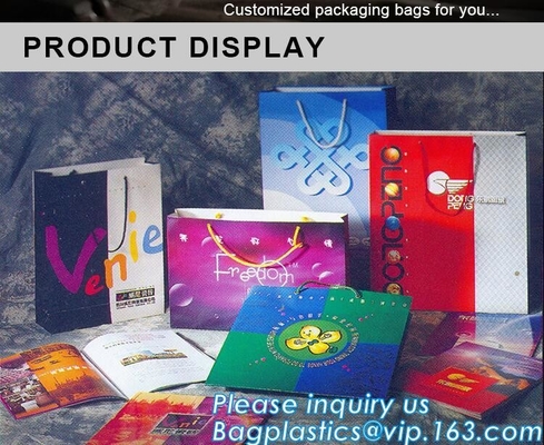 MULTI PURPUSE USE Frosted Clear Bags With Soft Strap Handles, Shopping Bags, Gift Bags, Take Out Bags With Cardboard