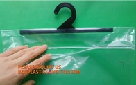 Plastic bags for hair extensions brazilian human hair sew in weave/pvc hair extension hanger bags with logo/pvc hair