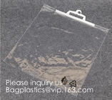 Plastic Hanger Hook Bag Package Anti Dust EVA Underwear Biodegradable Hanger Laundry Bags, cloth bags, file bags, hanger
