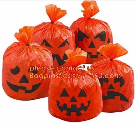 halloween pumpkin bag/ Halloween ghost leaf bags / large halloween gift bag,Garden Halloween Leaf Bags Giant Pumpkin Law