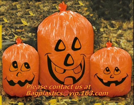 halloween pumpkin bag/ Halloween ghost leaf bags / large halloween gift bag,Garden Halloween Leaf Bags Giant Pumpkin Law