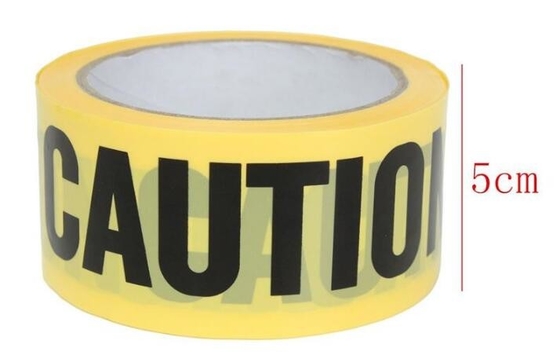 Yellow PE Warning Tape(Barrier Caution Tape),Red DANGER Tape Caution Tape Roll 3-Inch Non-Adhesive Sharp Red Color Warni