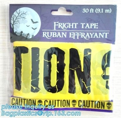 Caution tape halloween underground cable warning tape,Haunted Halloween Decorations Caution Warning Tape - Trick Or Trea