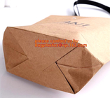 white craft paper rope handle paper shopping bags wholesale, high quality retail foldable hard cardboard paper shopping