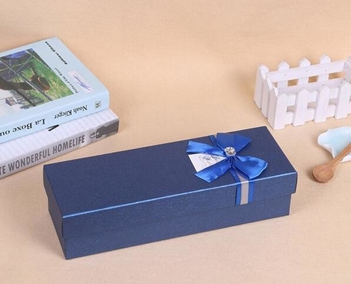 Luxury Wholesale Custom Packaging Paper Gift Box with Ribbon,wedding paper jewellery white gift box with ribbon closure