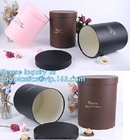 Custom luxury small round paper necklace gift packaging box with ribbon,Exquiste and luxury custom fancy paper chocolate