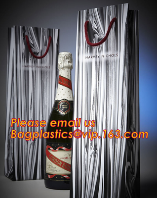 luxury paper carrier bag wholesale paper bags with handle, decorative luxury recyclable fashion paper bags with your own