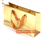recycle custom full color luxury paper carrier bag,Luxury brown kraft paper bag red wine bottle gift paper carrier bag