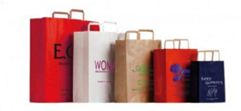 Wholesale Luxury Handmade Creative Elegant Custom Tote Carrier Shopping Packaging Paper Gift Bag,logo printed brown pape