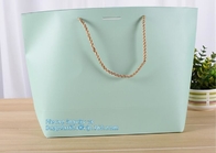 Fancy Design Black Paper Bag For Packaging, Luxury Custom Paper Carrier Bag, Gloss Laminated Luxury