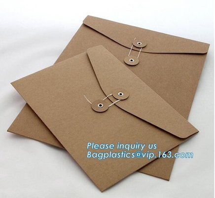 A5 brown kraft paper material envelop for gift packaging,Custom Printing Half Transparent Tracing Paper Envelope, bageas