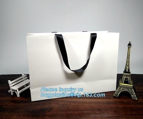 Luxury Custom Logo Printing Rope Handle Large Christmas Gift Shopping Paper Carrier Bags,printed gift carrier bags shopp