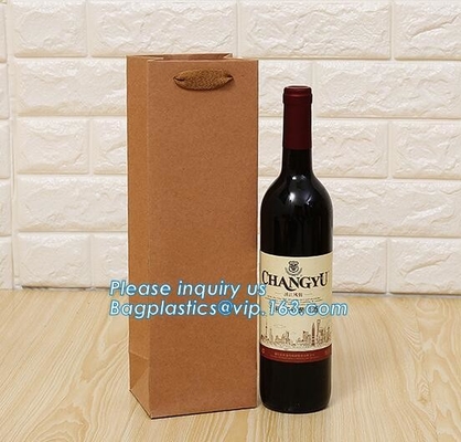 customized low cost recycle luxury kraft/craft red wine art paper carrier bag wholesale supplier,Art Paper Flower Carrie