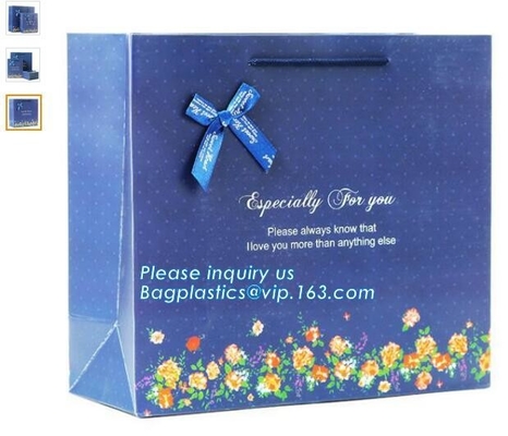 Luxury Paper Carrier Bag for Suit,Luxury Printed Paper Carrier Bag For Cosmetic,recyclable custom logo luxury paper carr
