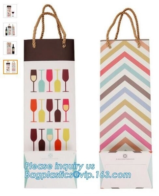 Luxury Paper Carrier Bag with Good Quality Rope Handles,Glossy cardboard luxury paper garment carrier bag wholesale pac