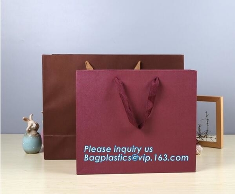 Promotional Custom Logo Printed Clothing Packaging Luxury Gift Carrier Shopping Gift Paper Bag,Shopping Paper Pag Luxury