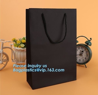 Promotional Custom Logo Printed Clothing Packaging Luxury Gift Carrier Shopping Gift Paper Bag,Shopping Paper Pag Luxury