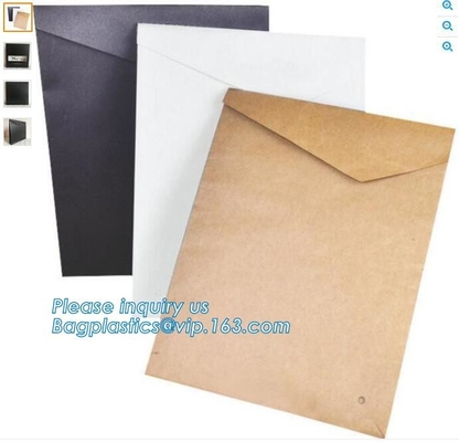 Fashion design gold foil edges light pink art paper wedding invitation cards packaging envelope RSVP envelope,bagplastic