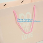 printed pink paper shopping gift bag with bow,Wholesale Logo Printed Retail Custom Luxury Paper Shopping Bag With Logo