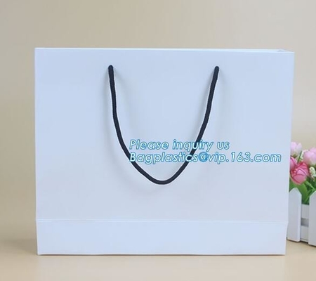 custom-made thank you rose luxury gift bags,Boutique High - End Custom Premium Paper Bags , Custom Printed Carrier Bags