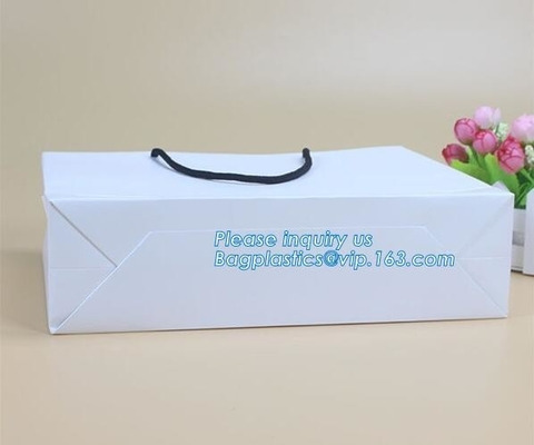 custom-made thank you rose luxury gift bags,Boutique High - End Custom Premium Paper Bags , Custom Printed Carrier Bags