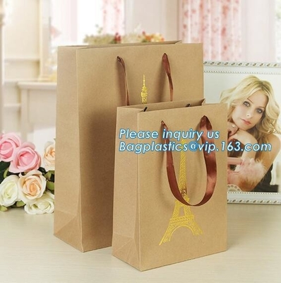 Laminated Luxury paper bags with flat tape handle,Unique carrier bag for shopping with affordable price, bagease package