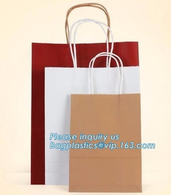 custom made high quality luxury logo gold foil full color printed carrier bags with eyelet,carrier bag for taking noodle