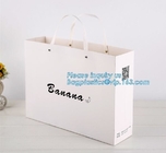 custom christmas carrier kraft paper gift shopping bag,brand dark blue 3D patch coated paper bag for gift toy carrier ba