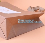Design Luxury White Custom Craft Recycle Wine Bottle Carrier Packing Bag Gift Shopping Printed Kraft Paper Bag With Hand
