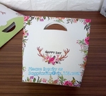 250g Custom Printed Luxury Gift Shopping Big Strong Paper Bags,Eco-friendly manufacture whole sale flower paper carry ba
