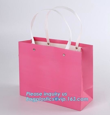 China Manufactures Small Blue Luxury Carrier Wedding Custom Logo Printed Paper Gift Bag With Handle,bagplastics, bagease