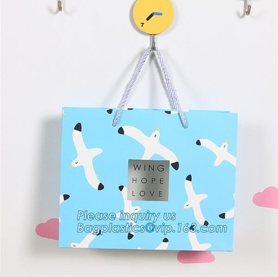 Luxury Custom Printing Unique Large Shopping Carrier Personalised Gift Paper Bags With PP Rope Handle, bagease, package