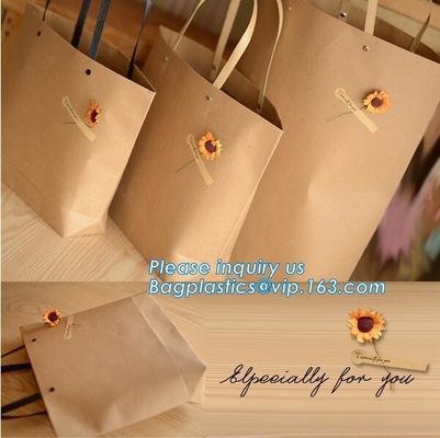 Custom Paper Bag with Logo Printed Gold Foil Stamping Paper Shopping Bag with Handle Luxury Gift Bags Carrier Bag, pack