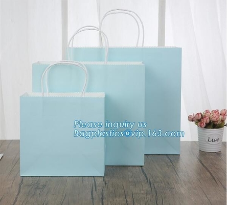 Luxury Shopping Packing Cotton Handle Custom Printed Simple Carrier Art Paper Bags With Matt Lamination, bagease, packag