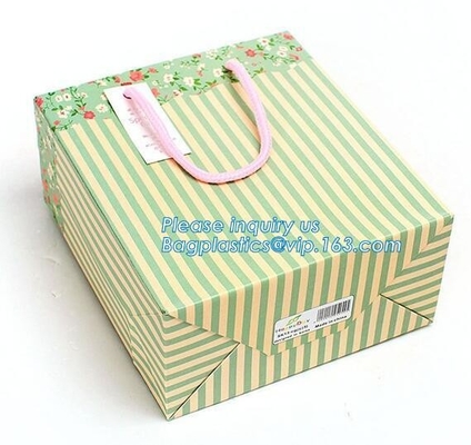 Luxury Durable Recyclable Shopping Carrier Gift Paper Bags With Customized Logo,Carrier Paper Bag Luxury Promotional Pap