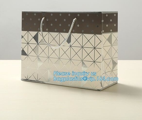 Luxury Retail Carrier Paper Shopping Packaging Bag for Clothes,Eco-friendly custom printing luxury paper wine carrier ba