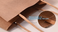 Full Black Matt Finish Paper Shopping Carrier Bag with Dite Cut Handle,Luxurious design brown foldable flat handle kraft