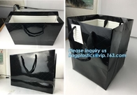 Elegant luxury printed glossy lamination flower paper bag with handle,Brown/ White Kraft Paper Bag, bagplastics, package