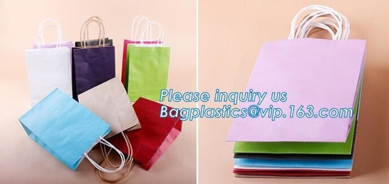 Recycled Wholesale Die Cut Handle Paper Bag Luxury Packaging Paper Bag,everyday kraft shopping bags with twisted handle
