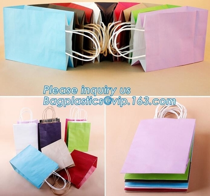 Recycled Wholesale Die Cut Handle Paper Bag Luxury Packaging Paper Bag,everyday kraft shopping bags with twisted handle