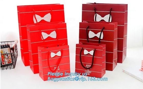 recycled colored paper bags with handles twist handle kraft paper bag,Printing Logo Shopping Pack Paper Bag bagease pac