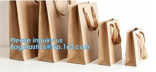 Custom printed white kraft paper shopping gift bag with handle paper carrier bag,jewelry paper bag/fashion luxury gift p
