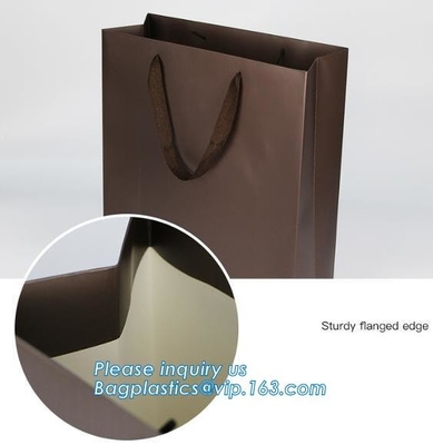 Custom Printed Shopping Recycle Carry Treat Paper Bags Packing Christmas Wine Paper Gift Bag In Bulk,bagplastics, bageas