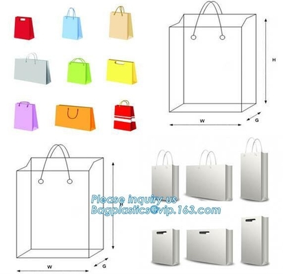 Fancy Shopping Paper Gift Bag packaging paper bag With Handles of packaging,Luxury Clothes paper carrier bag for packing