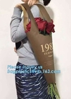 Personalized Creative Design Portable Bouquet Flower Carrier Gift Packing Paper Bag,flowers wedding carrier paper bag cu