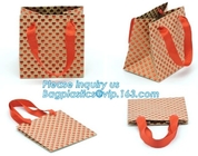 Shopping Bags Small Medium &amp; Large, Gift Bag With Handles, Gusset With Cardboard For Retail Merchandising